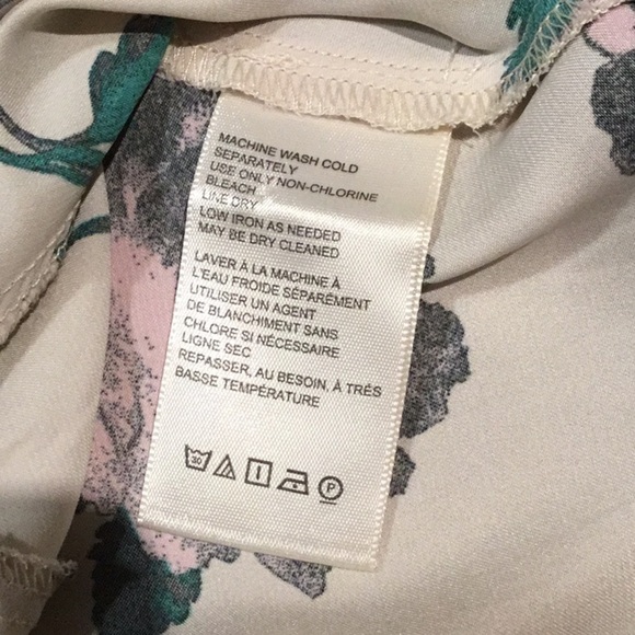 Free People Ivory Floral Cassandra Off-Shoulder Crop Top Coquette Cottagecore L - Picture 12 of 16